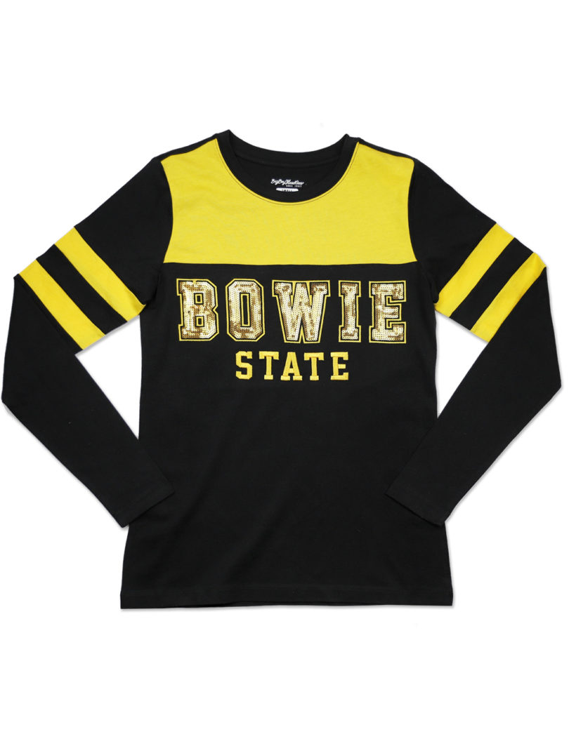 BOWIE STATE  WOMEN'S LONG SLEEVE TEE - Image 3