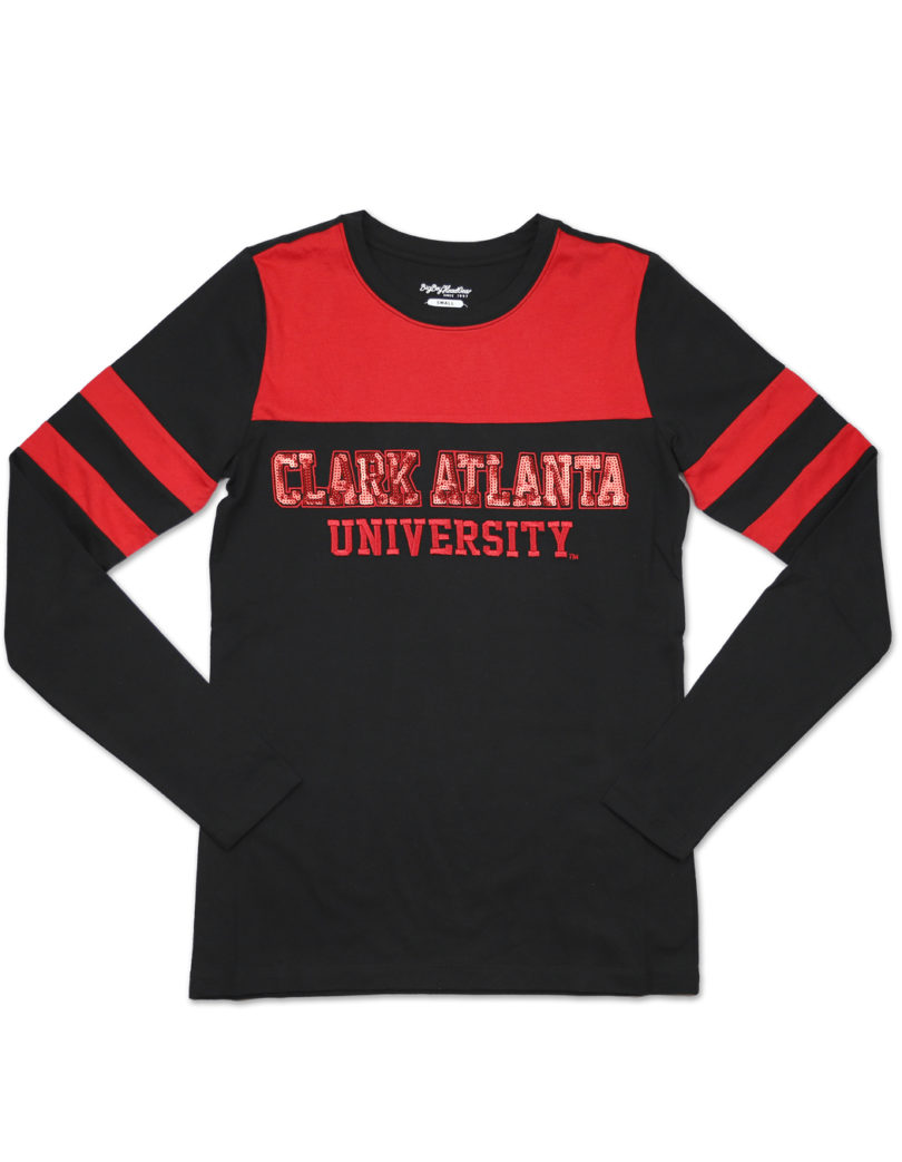 CLARK ATLANTA  WOMEN'S LONG SLEEVE TEE - Image 3