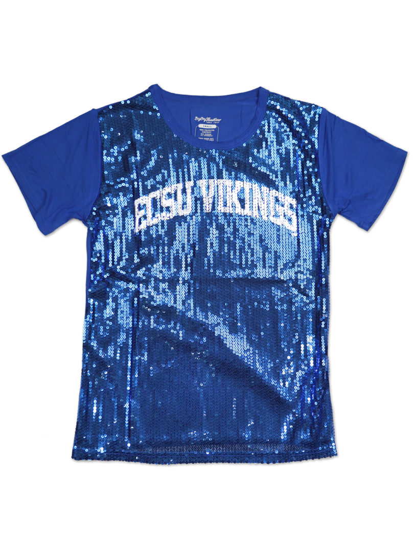 ELIZABETH CITY STATE SEQUIN TEE - Image 3