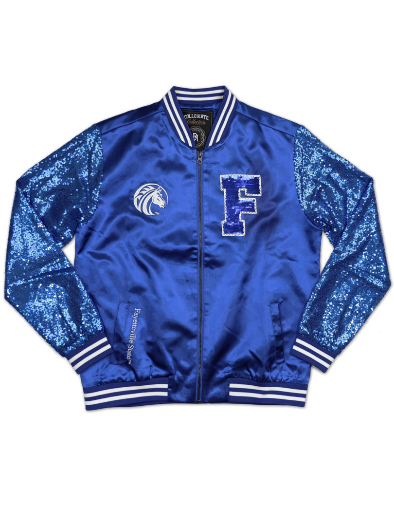 FAYETTEVILLE STATE SEQUINS SATIN JACKET - Image 3