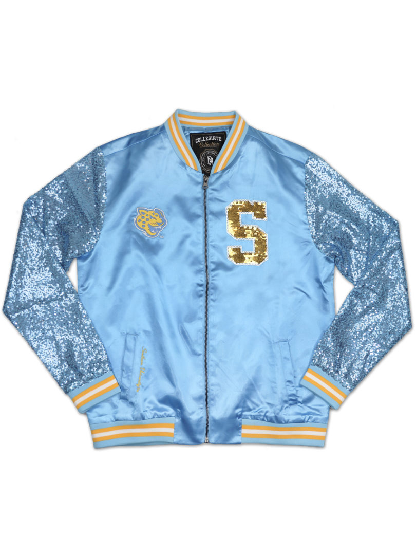 SOUTHERN UNIVERSITY SEQUINS SATIN JACKET - Image 3